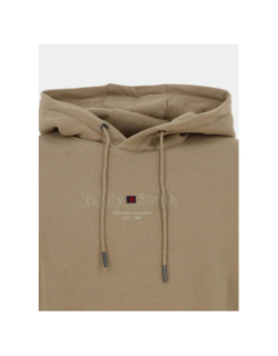 Sweat à capuche s-jim beige homme - Teddy Smith