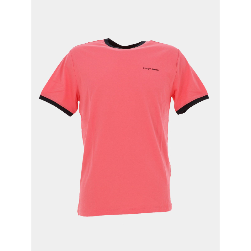 T-shirt à manches courtes the tee 2 corail homme - Teddy Smith