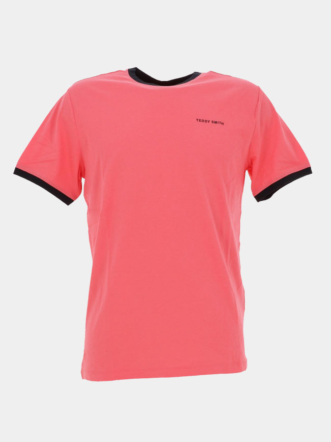 T-shirt à manches courtes the tee 2 corail homme - Teddy Smith