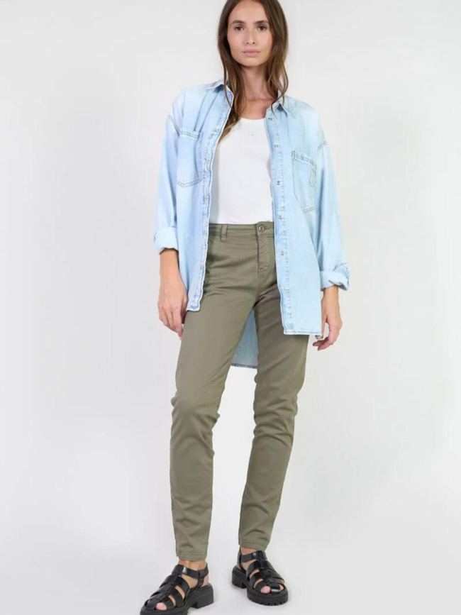 Pantalon slim dyli 7 kaki femme - Le Temps Des Cerises