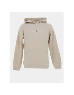 Sweat à capuche s-jim beige enfant - Teddy Smith
