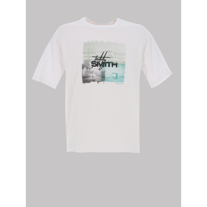T-shirt à manches courtes t-boby blanc homme - Teddy Smith