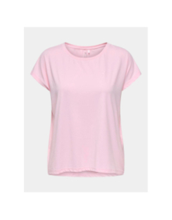T-shirt de sport onpaubree life rose femme - Only
