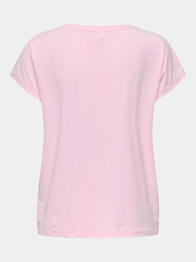 T-shirt de sport onpaubree life rose femme - Only