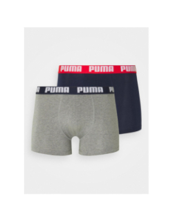 Pack de 2 boxers everyday basic bleu et gris homme - Puma