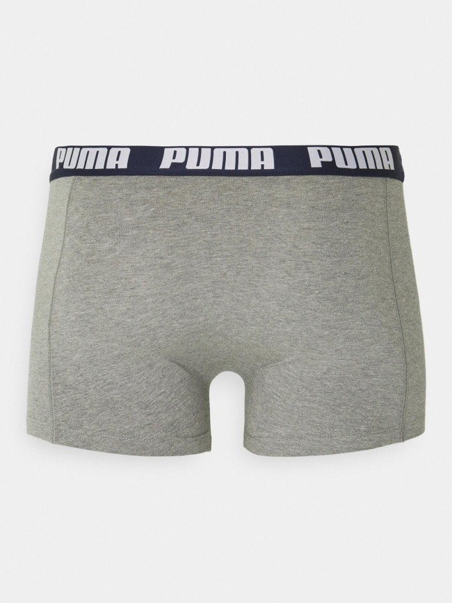 Pack de 2 boxers everyday basic bleu et gris homme - Puma