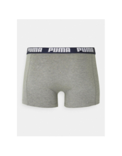 Pack de 2 boxers everyday basic bleu et gris homme - Puma