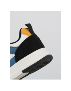 Baskets à scrach logo manis blanc bleu noir garçon - Kappa