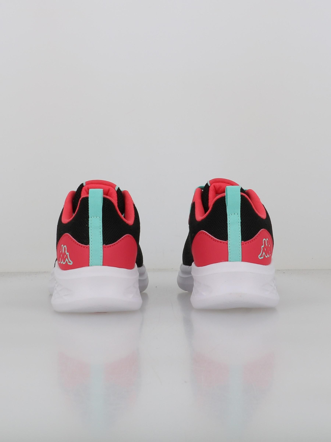 Baskets rostie noir rose fille - Kappa