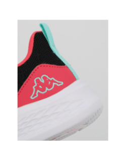 Baskets rostie noir rose fille - Kappa