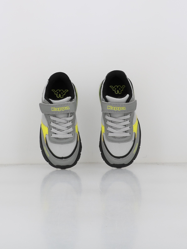 Baskets à scratch logo saigon gris garçon - Kappa