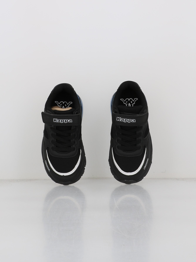 Baskets à scratch logo saigon noir bleu garçon - Kappa