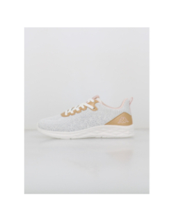 Baskets pailletées rostie blanc femme - Kappa