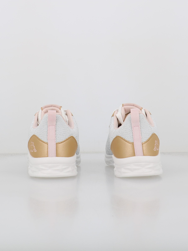 Baskets pailletées rostie blanc femme - Kappa