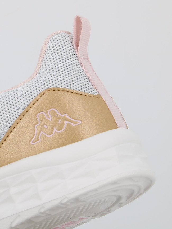 Baskets pailletées rostie blanc femme - Kappa