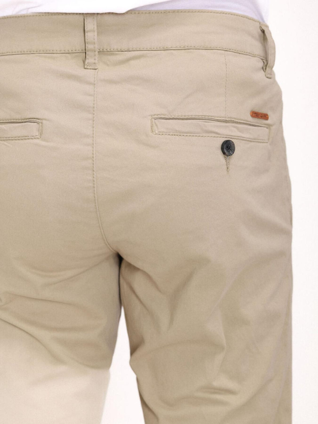 Pantalon chino pallas beige homme - Teddy Smith