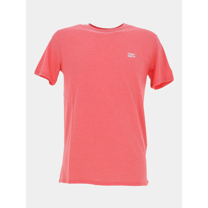 T-shirt à manches courtes the tee rose homme - Teddy Smith