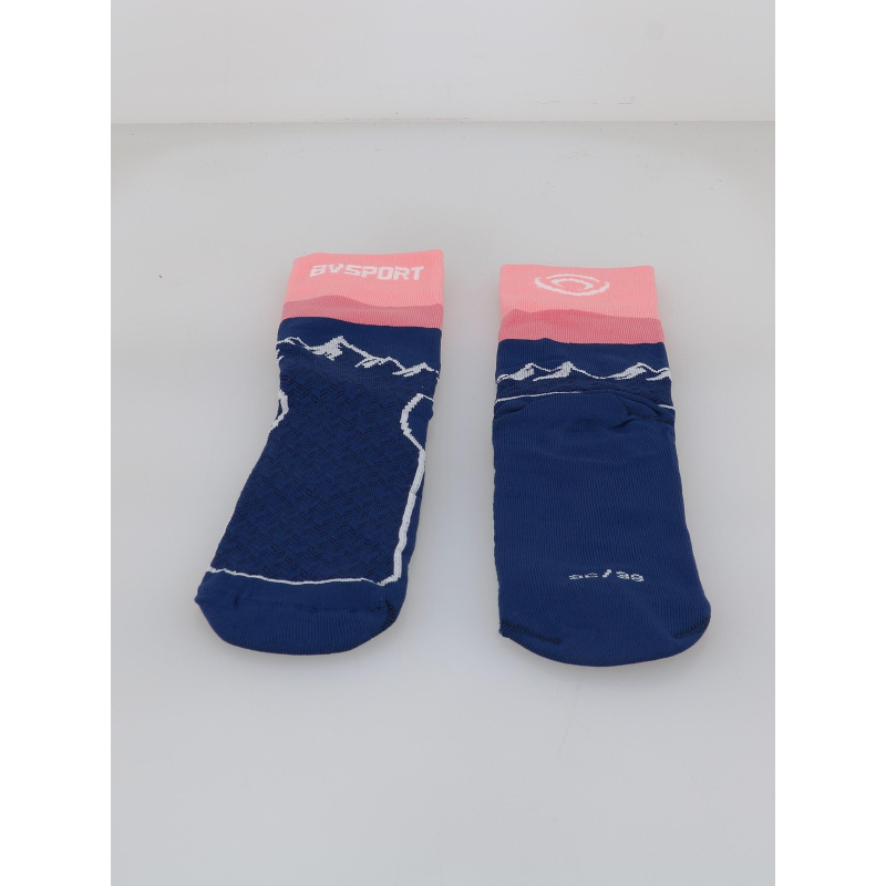 Paire de chaussettes randonnée double gr rose adule - BV Sport