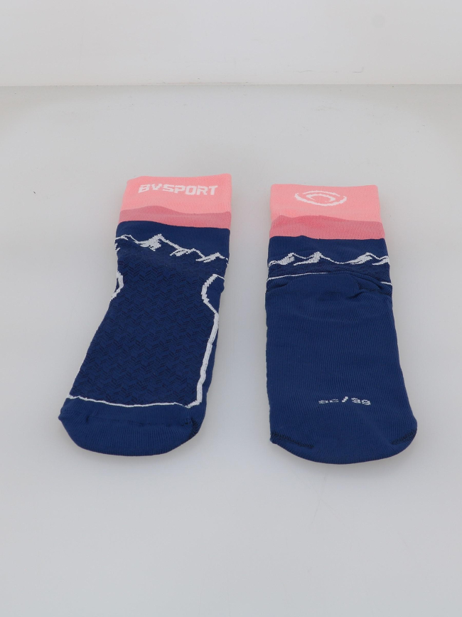 Paire de chaussettes randonnée double gr rose adule - BV Sport