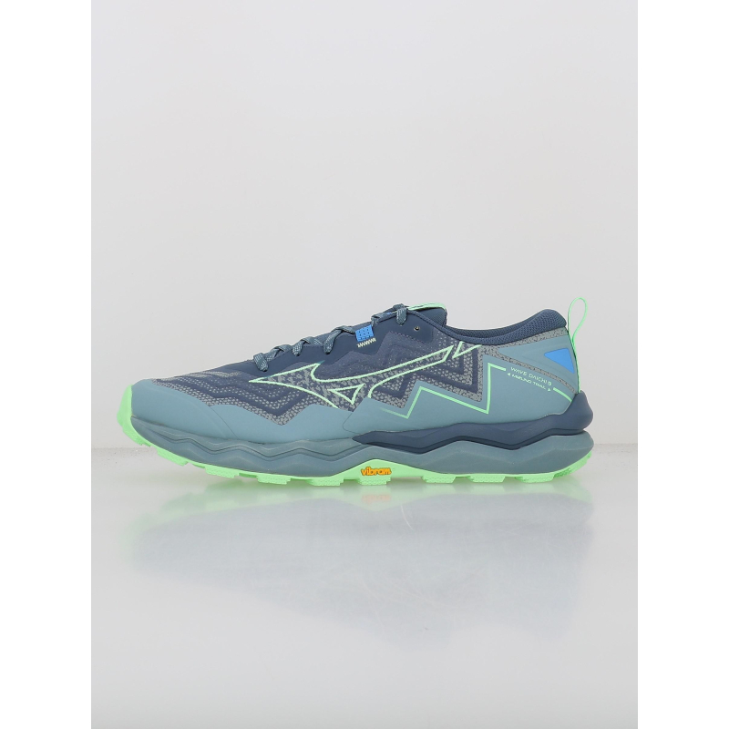 Chaussures de trail wave daichi 9 bleu homme - Mizuno