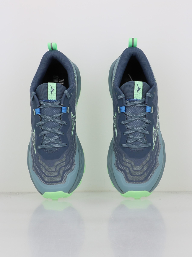 Chaussures de trail wave daichi 9 bleu homme - Mizuno
