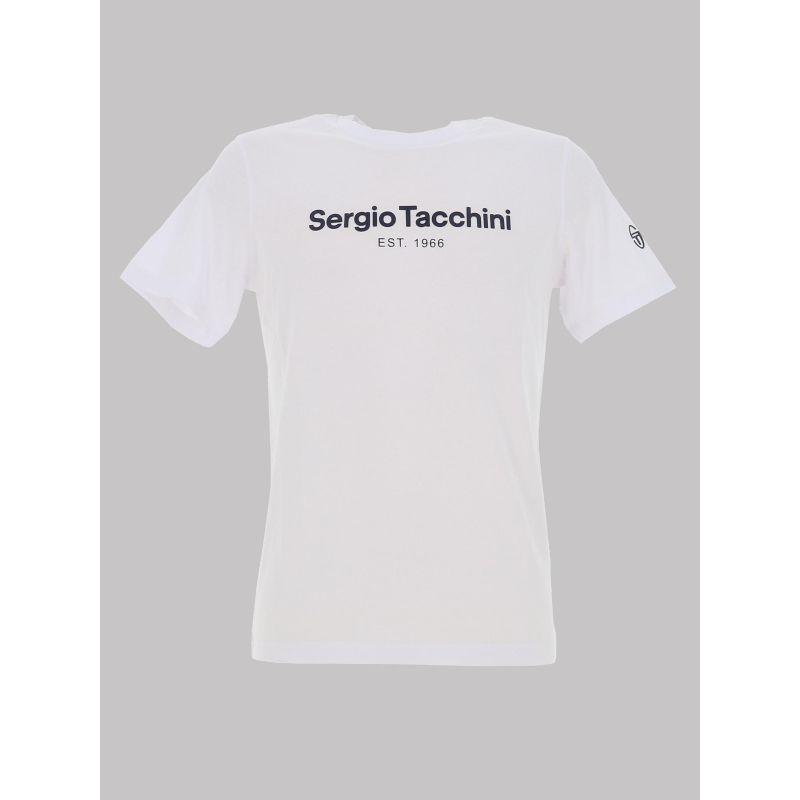 T-shirt à manches courtes goblin blanc homme - Sergio Tacchini