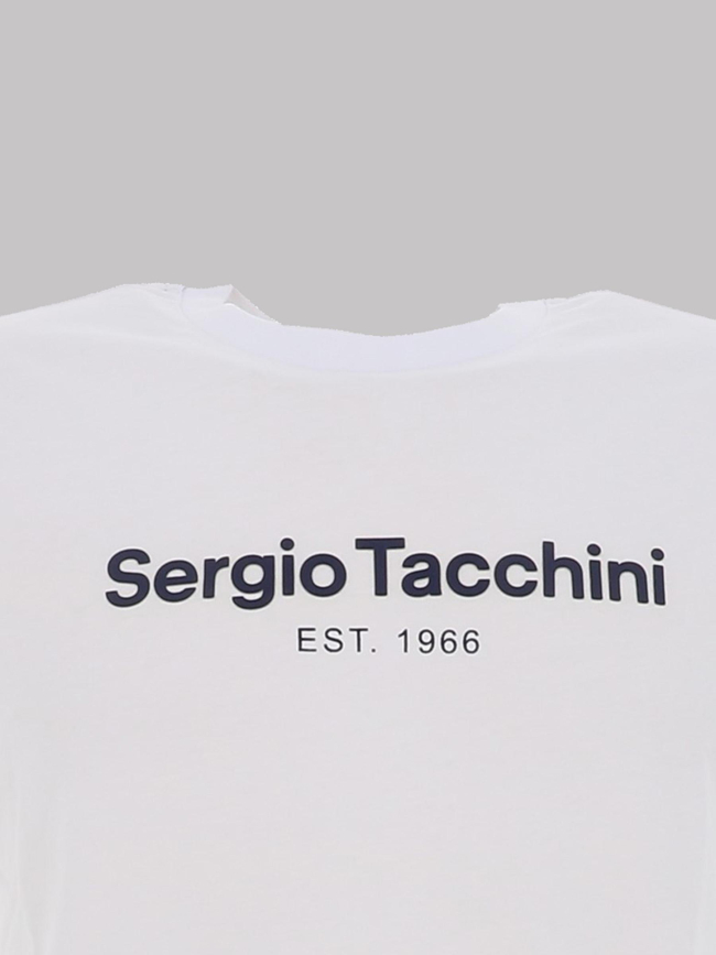 T-shirt à manches courtes goblin blanc homme - Sergio Tacchini