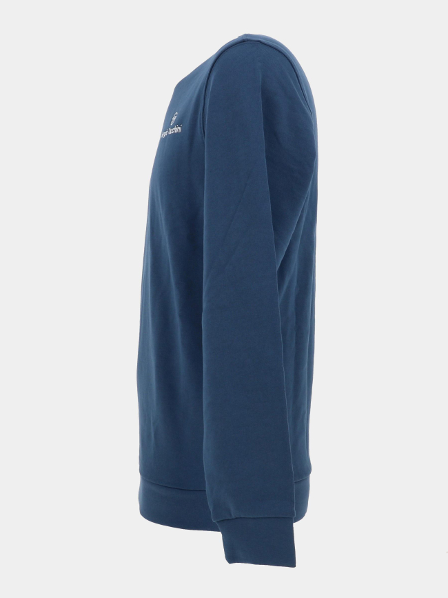 Sweat col rond uni nawala bleu homme - Sergio Tachinni