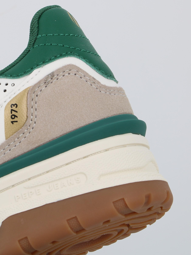 Baskets chester ivy blanc vert homme - Pepe Jeans