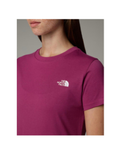 T-shirt slim simple dome violet femme - The North Face
