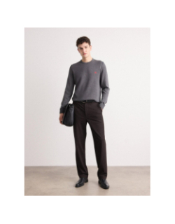 Pull fin san cassius gris homme - Hugo