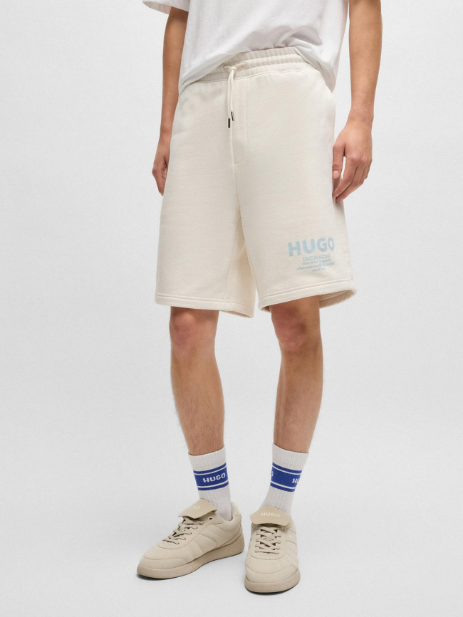 Sweat col rond diagonalley beige homme - Sergio Tacchini
