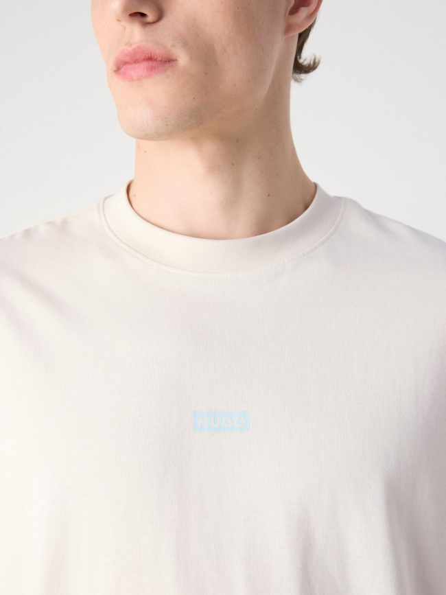 T-shirt à manches courtes nalono beige homme - Hugo