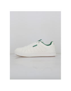 Baskets retro tennis blanc vert homme - Teddy Smith