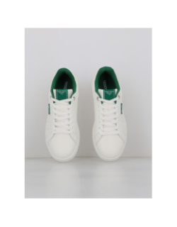 Baskets retro tennis blanc vert homme - Teddy Smith