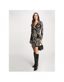 Robe courte riblo noir femme - Morgan