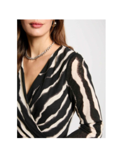 Robe courte riblo noir femme - Morgan