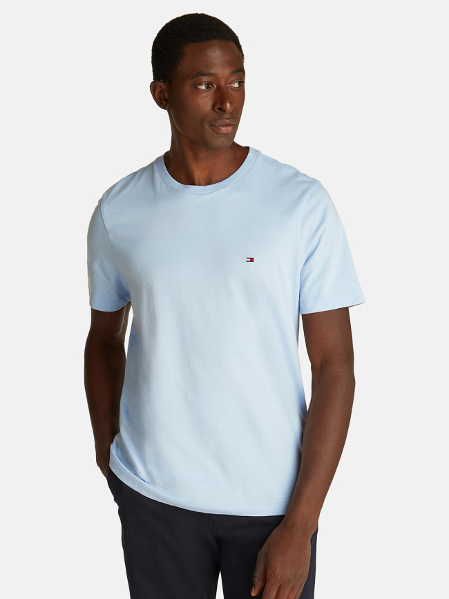 T-shirt mc drapeau brodé bleu homme -  Tommy Hilfiger