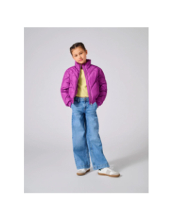 Jean jambe large taille classique kogcomet bleu fille - Only