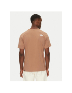 T-shirt à manches courtes easy marron homme - The North Face