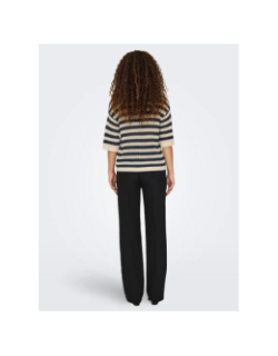 Pull rayé tikka bleu marine femme - Jdy