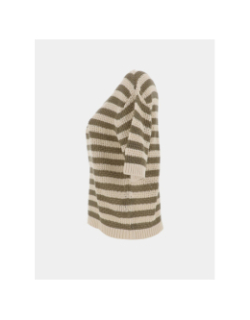 Pull rayé tikka kaki femme - Jdy