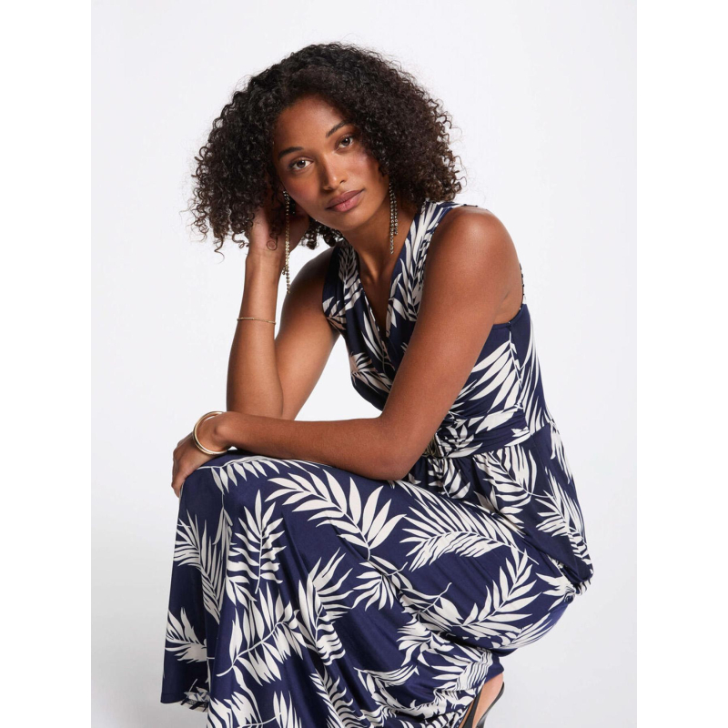 Robe Longue Femme Morgan Robes Breal Robe Coupe Droite Fluide Robe