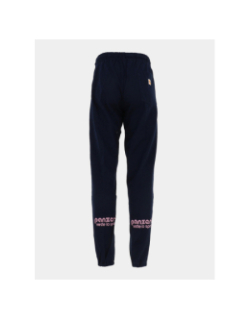 Pantalon jogging uni h bleu marine rose adulte - Panzeri
