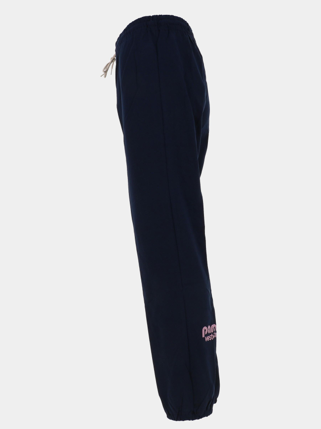 Pantalon jogging uni h bleu marine rose adulte - Panzeri