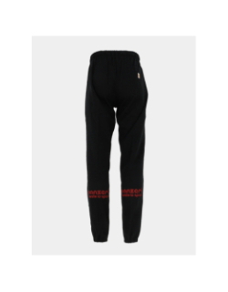 Pantalon jogging uni h noir et rouge adulte - Panzeri
