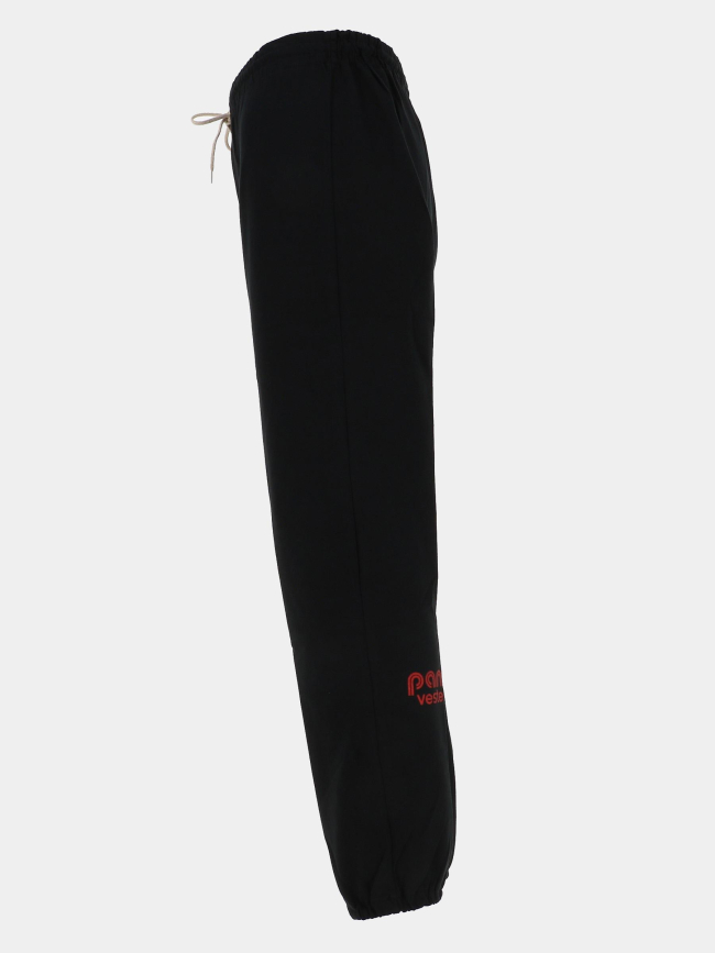 Pantalon jogging uni h noir et rouge adulte - Panzeri