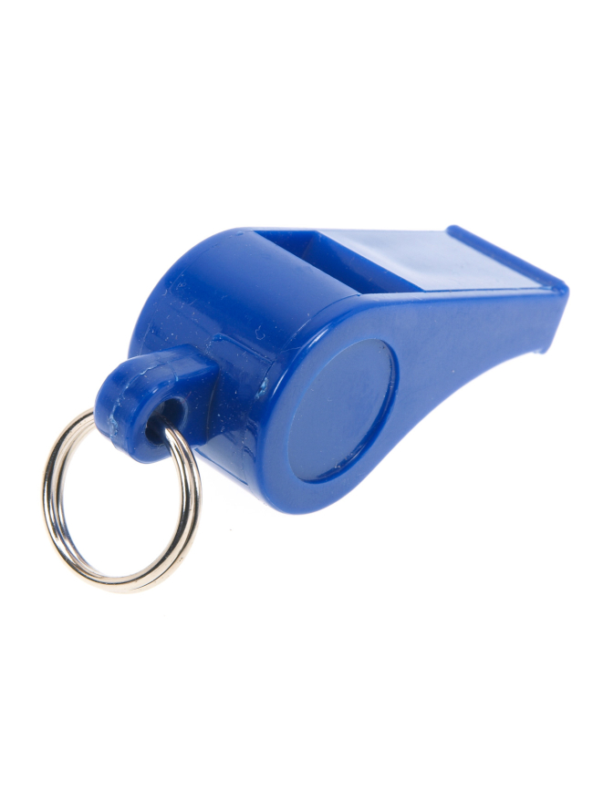 Sifflet en plastique bleu - Tremblay