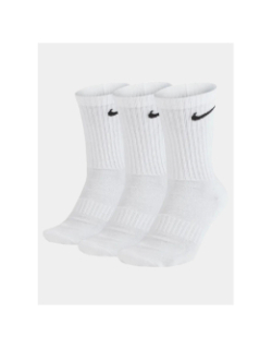 Pack de 3 paires de chaussettes mi-mollet blanc adulte - Nike