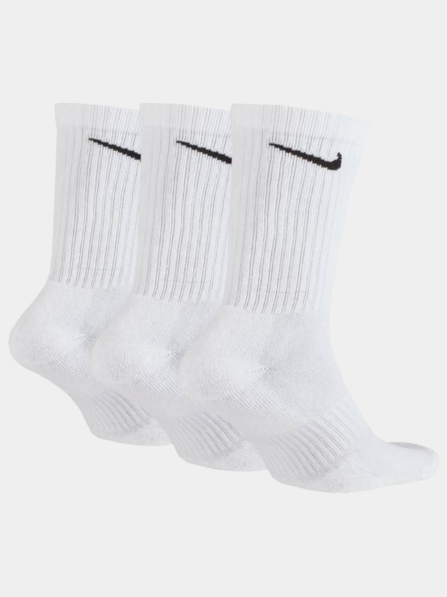 Pack de 3 paires de chaussettes mi-mollet blanc adulte - Nike